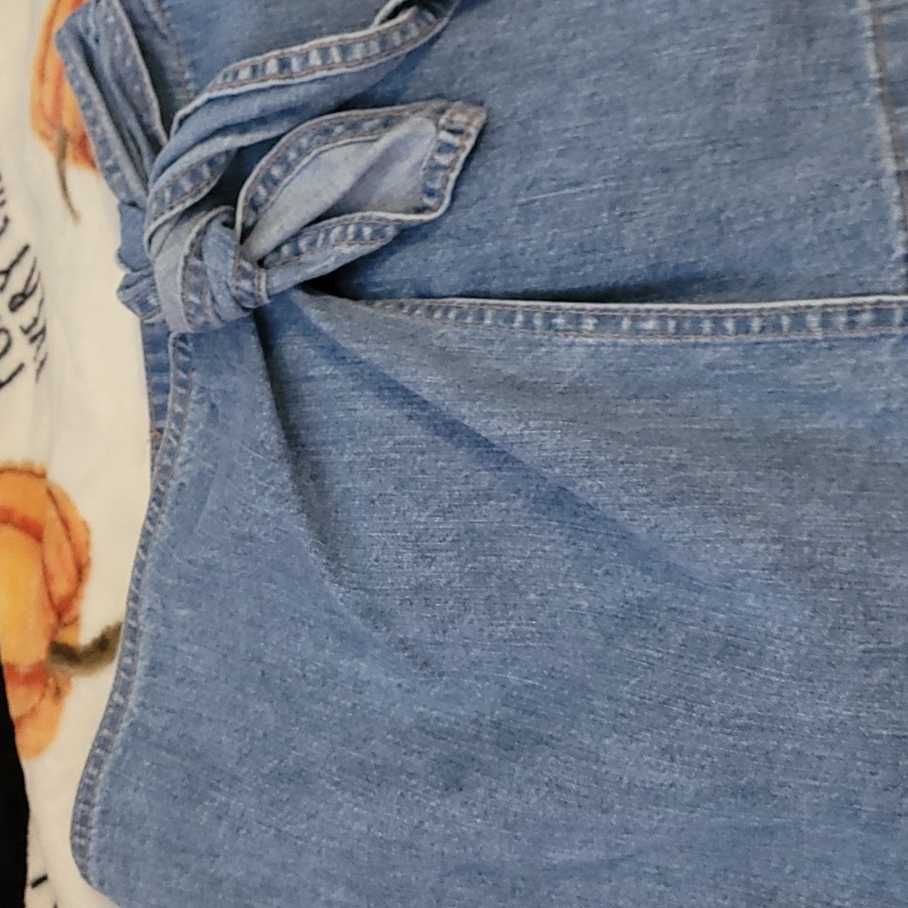Vintage Peace X Piece; LA GRIFFE JEANS Denim Skort